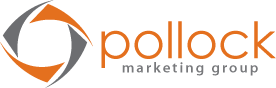 pollock marketing group logo on vector